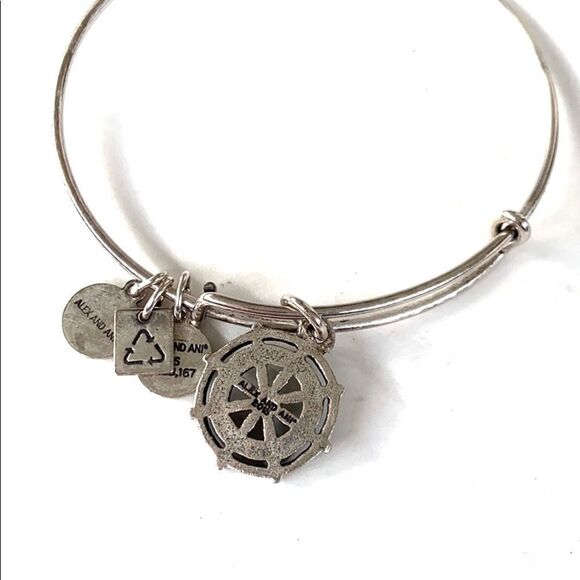 EUC Alex and Ani silvertone bracelet - Picture 4 of 5